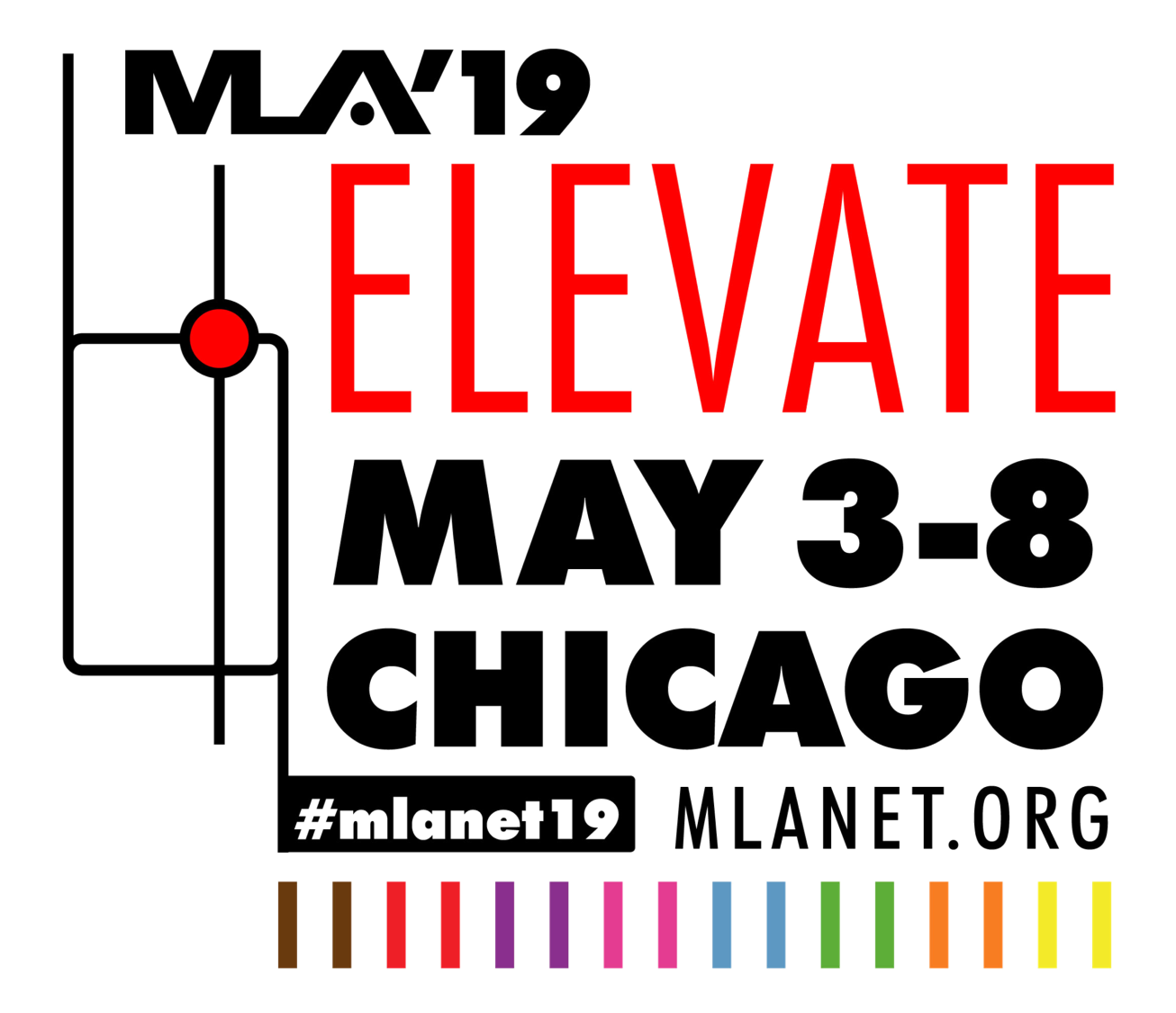 MLA 2019 ELEVATE logo - May 3-8 Chicago